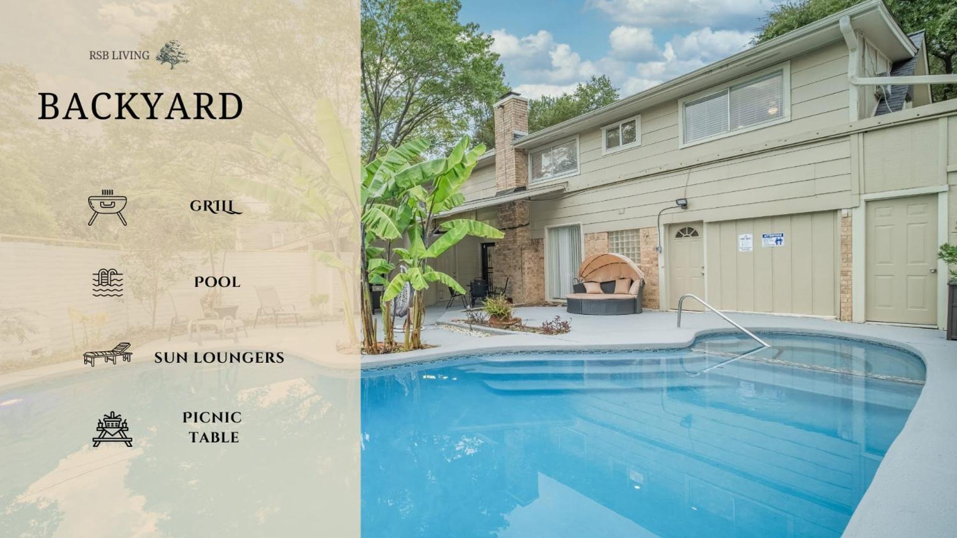 Stunning 5Br 2Ba Holiday Home With Private Pool And Cinema Dallas Ngoại thất bức ảnh